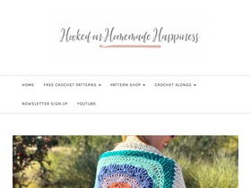 'hookedonhomemadehappiness.com' screenshot