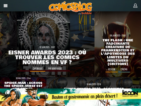 'comicsblog.fr' screenshot