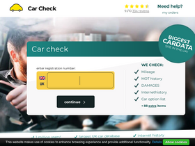 'carcheck.co.uk' screenshot