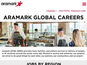 'aramarkcareers.com' screenshot