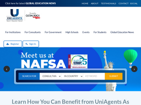 'uniagents.com' screenshot