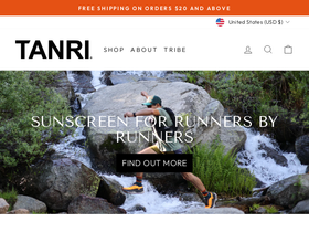 tanri.com homepage screenshot
