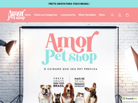 amorpetshop.com.br homepage screenshot