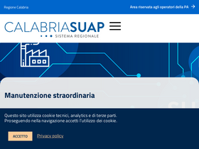 'calabriasuap.it' screenshot