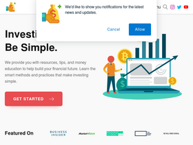 'investingsimple.com' screenshot