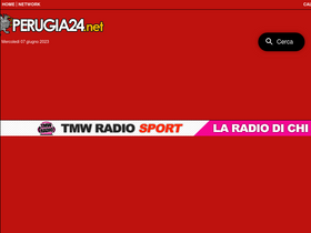'perugia24.net' screenshot