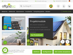 'offgridtec.com' screenshot