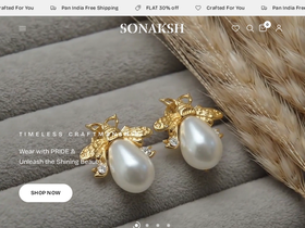 sonaksh.com homepage screenshot