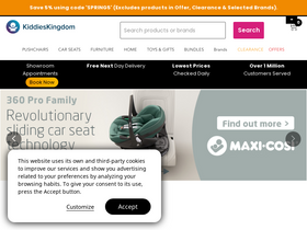 'kiddies-kingdom.com' screenshot