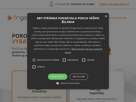 'fingo.sk' screenshot