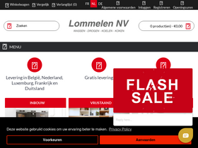 'elektrolommelen.be' screenshot