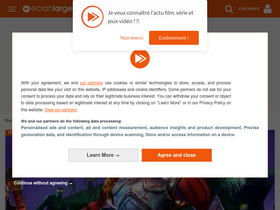 'ecranlarge.com' screenshot