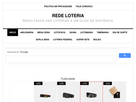 'redeloteria.com.br' screenshot