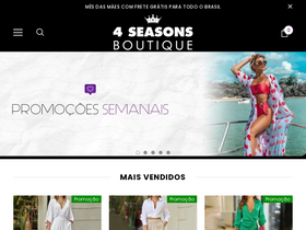 4seasonsboutique homepage screenshot
