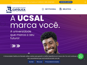 'ucsal.br' screenshot