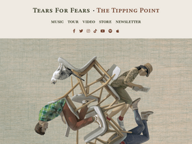 'tearsforfears.com' screenshot