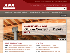 'apawood.org' screenshot