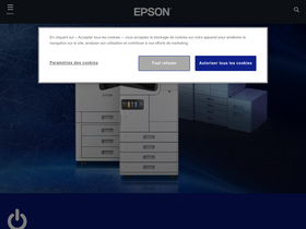'epson.fr' screenshot