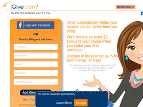 'igive.com' screenshot