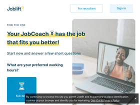 'joblift.de' screenshot