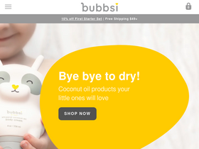 lovebubbsi.com homepage screenshot