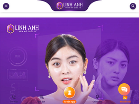 'thammylinhanh.vn' screenshot