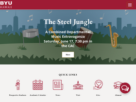 'byuh.edu' screenshot