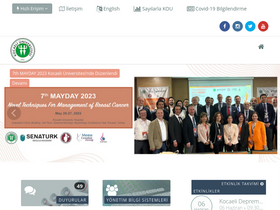 'bkub.kocaeli.edu.tr' screenshot