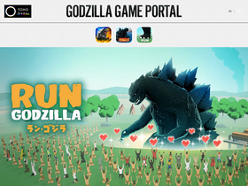 'godzillagames.jp' screenshot