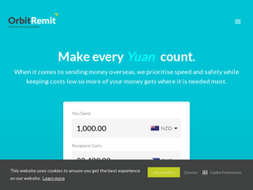 'orbitremit.com' screenshot