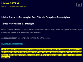 'linha-astral.com.br' screenshot