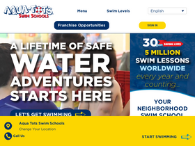 'aqua-tots.com' screenshot