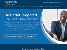 'combinedinsurance.com' screenshot