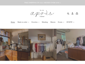 apreslamour.com homepage screenshot