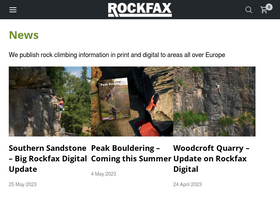 'rockfax.com' screenshot