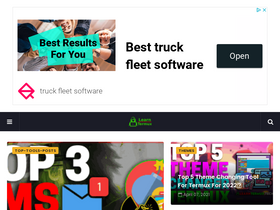'learntermux.tech' screenshot