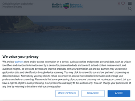 'discovernorthernireland.com' screenshot