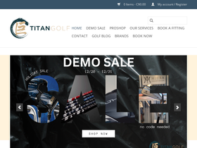 titangolf.ca homepage screenshot