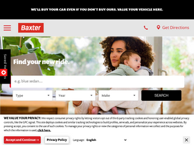 'baxterauto.com' screenshot
