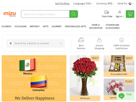 'lolaflora.com.mx' screenshot