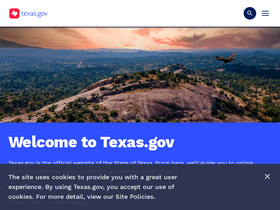 'txsg.tmd.texas.gov' screenshot
