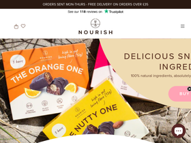 Nourish - grow, cook, enjoy website screenshot