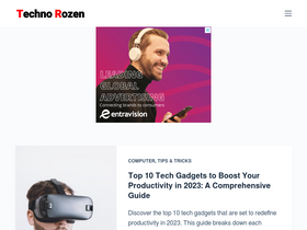 'technorozen.com' screenshot