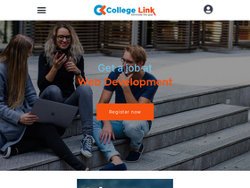 'collegelink.gr' screenshot