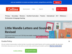 'collins.co.uk' screenshot