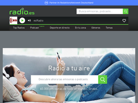 'radio.es' screenshot