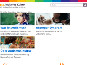 'autismus-kultur.de' screenshot