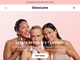 GlowLane website screenshot