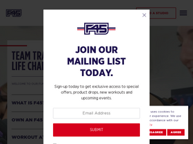 'f45training.ca' screenshot