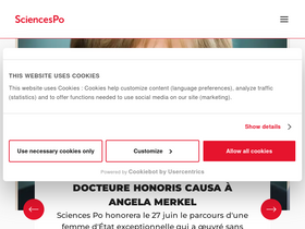 'sciences-po.fr' screenshot
